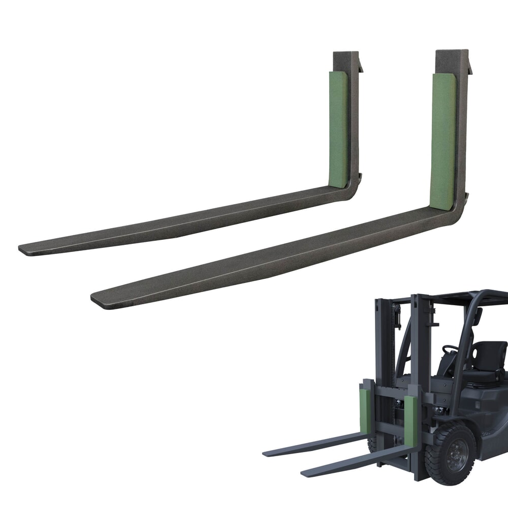 Produktabbildung Nr. 1: VETTER® Prall-Gabelschutz KOALA, für Gabelstapler, Klett, LxB 470 mm x 100 mm