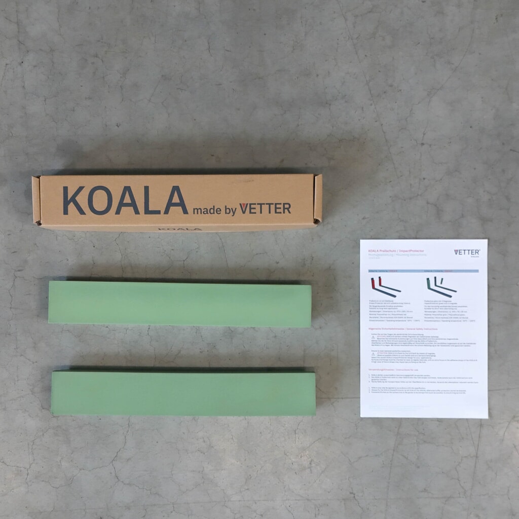 VETTER® Prall-Gabelschutz KOALA, für Gabelstapler, Klett, LxB 470 mm x 100 mm Produktabbildung Nr. 4: VETTER® Prall-Gabelschutz KOALA, für Gabelstapler, Klett, LxB 470 mm x 100 mm