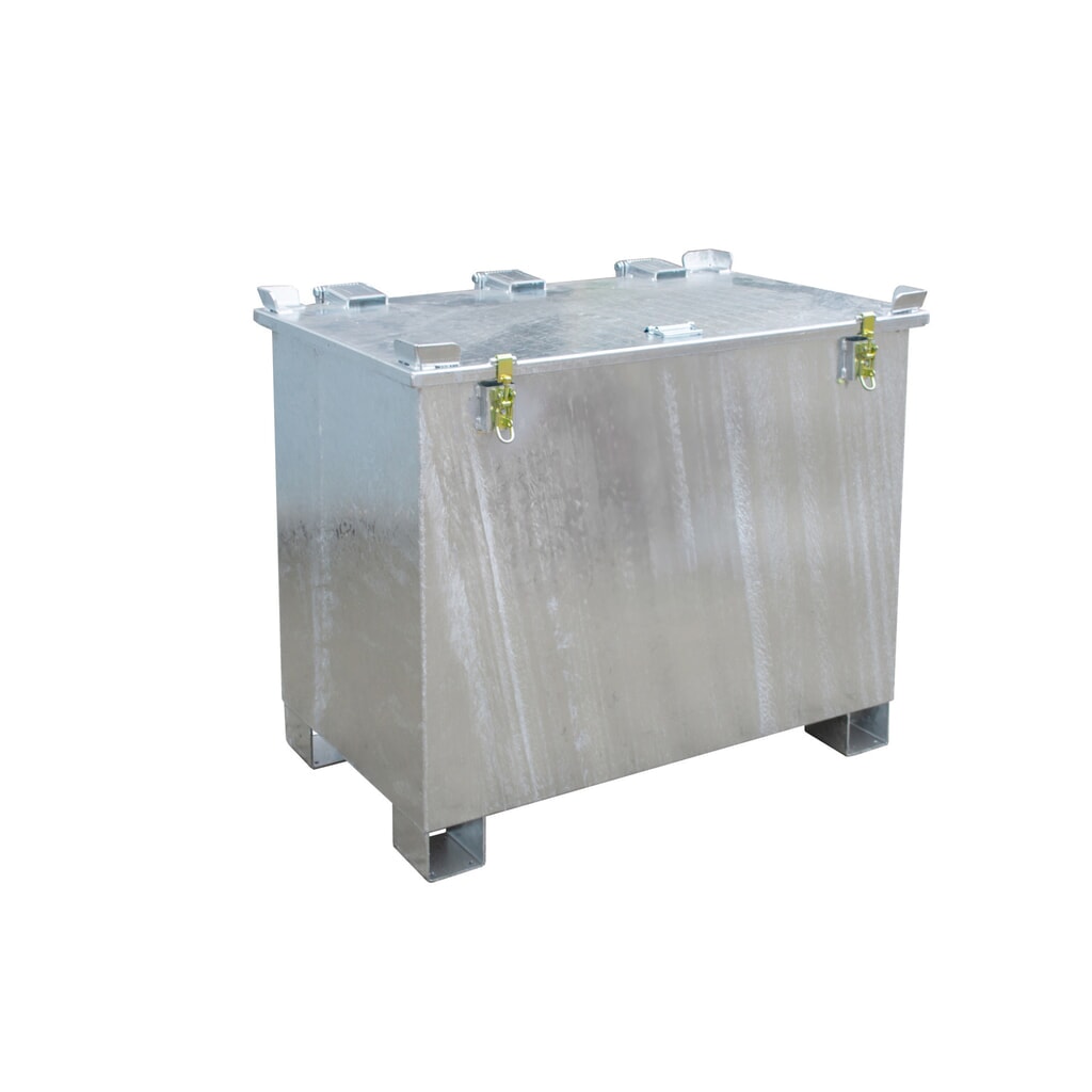 Bauer® Lithium-Ionen-Akku-Lagerbehälter LIL 340, feuerverzinkt Produktabbildung: Bauer® Lithium-Ionen-Akku-Lagerbehälter LIL 340, feuerverzinkt