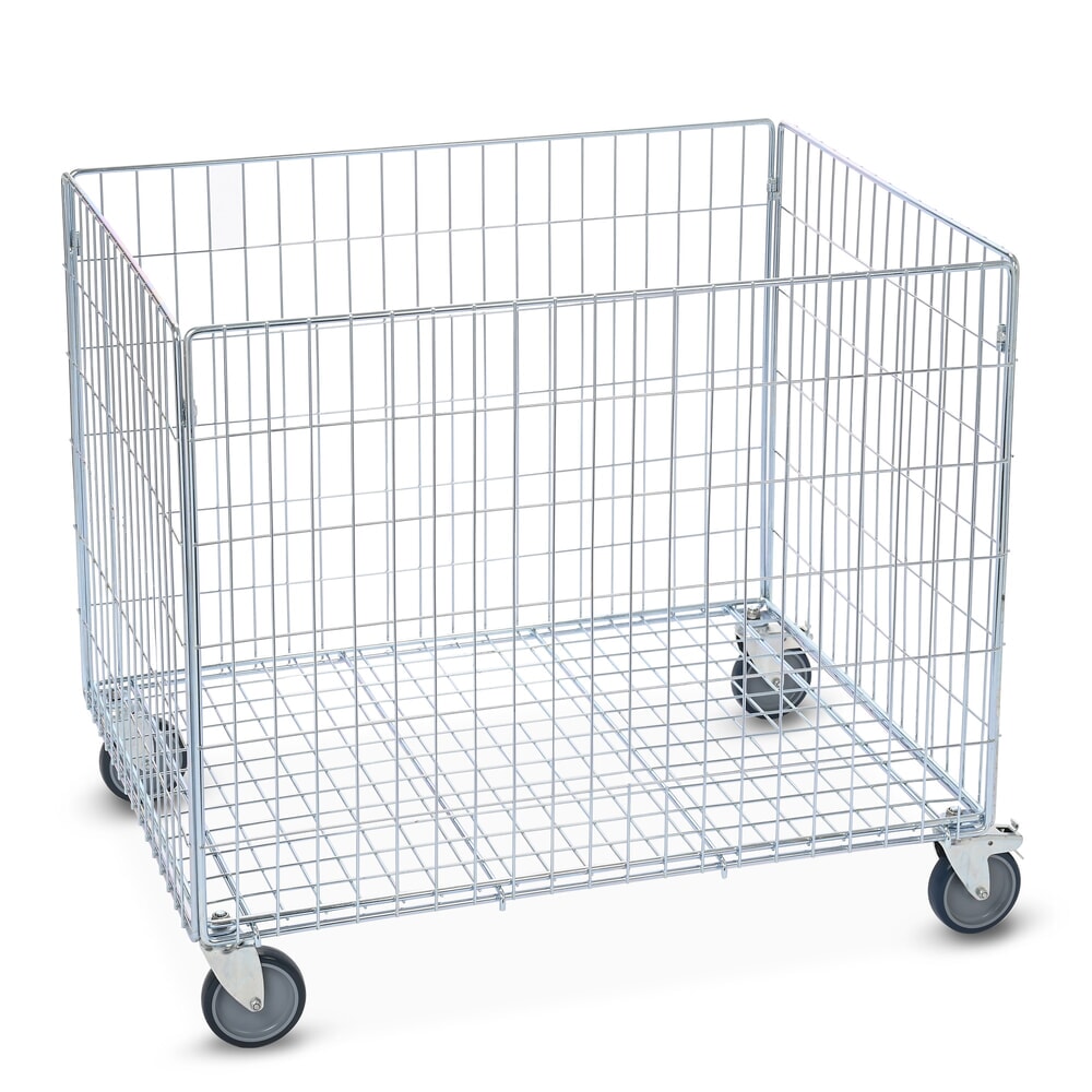 Produktabbildung: HEMMDAL Rollbehälter mit 4 Lenkrollen, HxBxT 735 x 630 x 830 mm, TK 60 kg