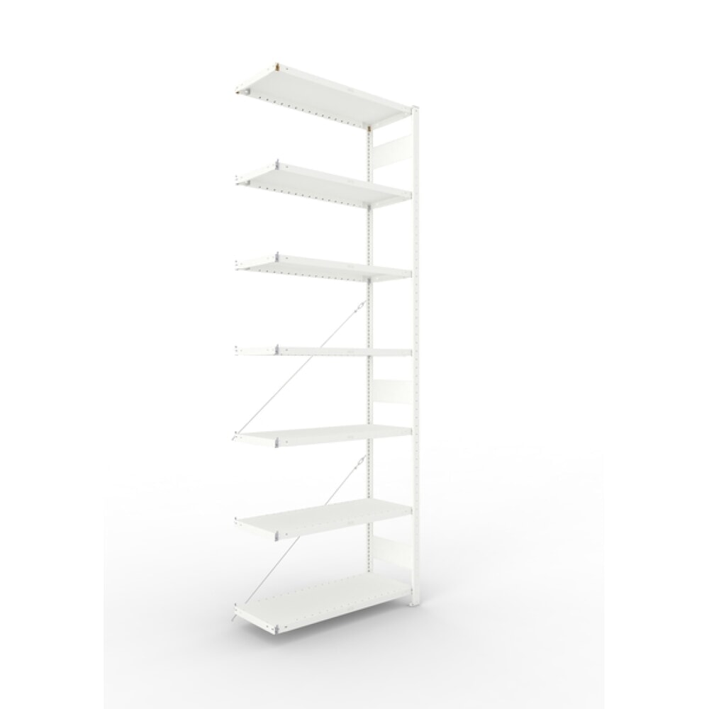 Produktabbildung Nr. 3: META Fachbodenregal, AF, FL 230 kg, lichtgrau, HxBxT 2.500 x 1.300 x 800 mm