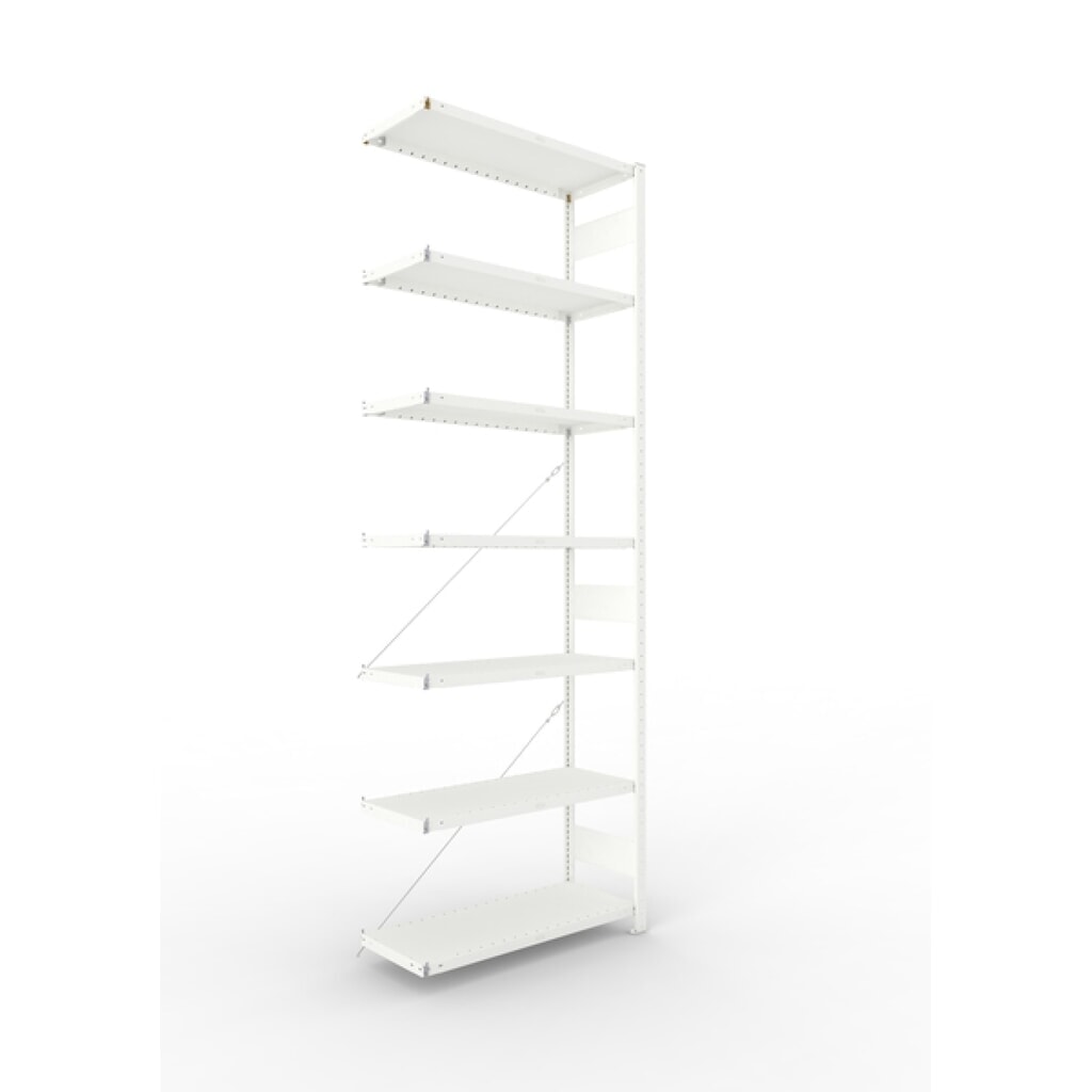 Produktabbildung Nr. 3: META Fachbodenregal, AF, FL 230 kg, lichtgrau, HxBxT 3.000 x 1.000 x 600 mm