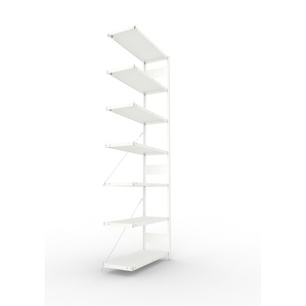 Produktabbildung Nr. 4: META Fachbodenregal, AF, FL 230 kg, lichtgrau, HxBxT 2.500 x 1.300 x 800 mm