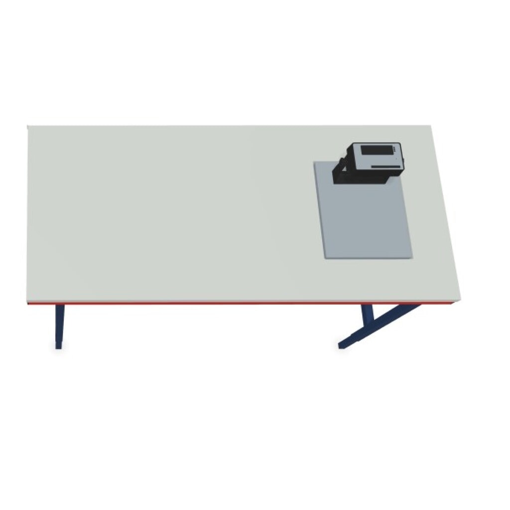 Rocholz Manuell höhenverstellbarer Packtisch SYSTEM 2000 mit Waage bis 60 kg, nicht eichfähig, HxBxT 690-960 x 2.000 x 920 mm Produktabbildung Nr. 7: Rocholz Manuell höhenverstellbarer Packtisch SYSTEM 2000 mit Waage bis 60 kg, nicht eichfähig, HxBxT 690-960 x 2.000 x 920 mm