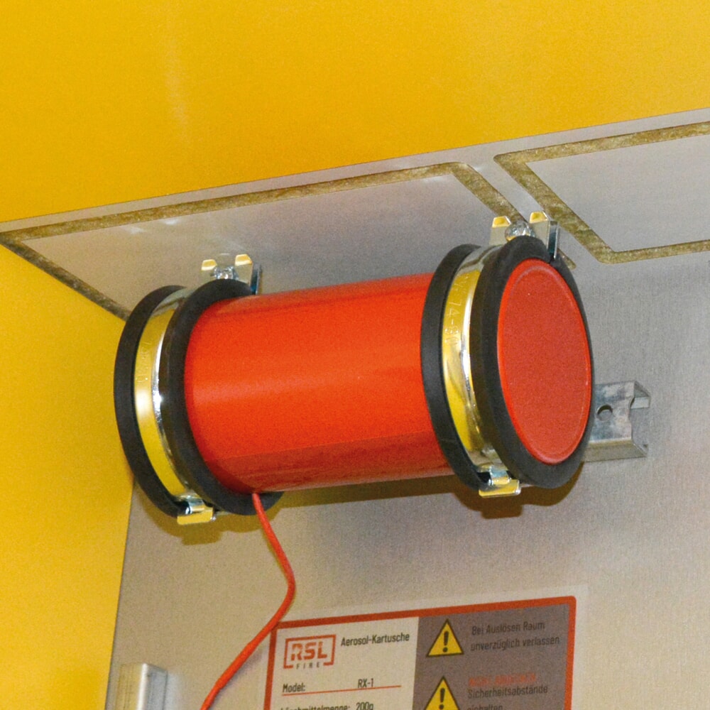 Produktabbildung Nr. 2: LaCont Akku-Sicherheitsschrank Basic EI90, für Lithium-Ionen-Batterien, 2 x 10 Steckplätze, mit Brandunterdrückung