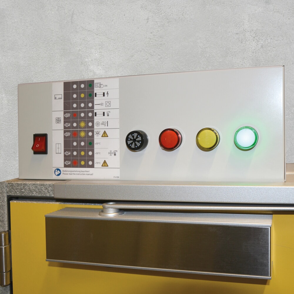 Produktabbildung Nr. 5: LaCont Akku-Sicherheitsschrank Safe Pro 90, für Lithium-Ionen Batterien, 2 x 10 Steckplätze, mit Brandunterdrückung