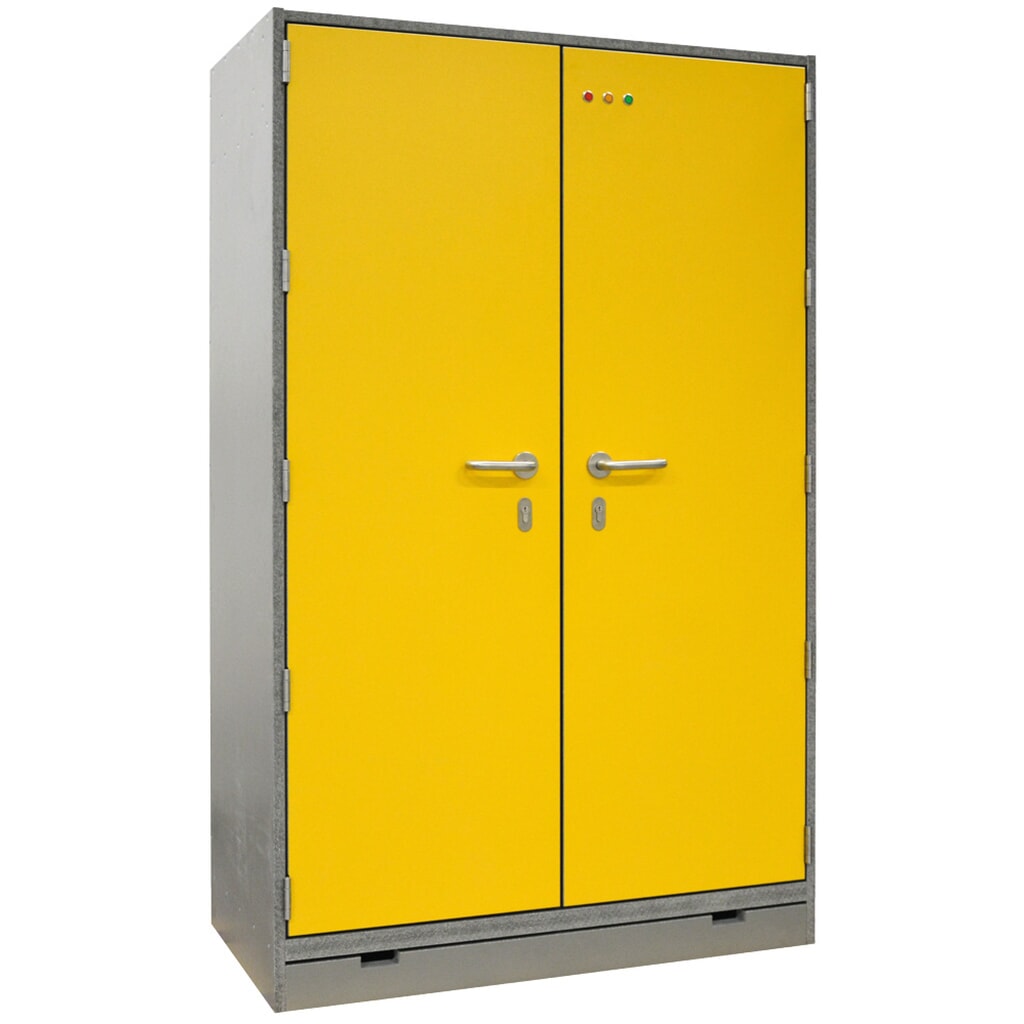 LaCont Akku-Sicherheitsschrank SiS Premium I/O 90, für Lithium-Ionen-Batterien, 3 x 10 Steckplätze, mit Brandunterdrückung Produktabbildung: LaCont Akku-Sicherheitsschrank SiS Premium I/O 90, für Lithium-Ionen-Batterien, 3 x 10 Steckplätze, mit Brandunterdrückung