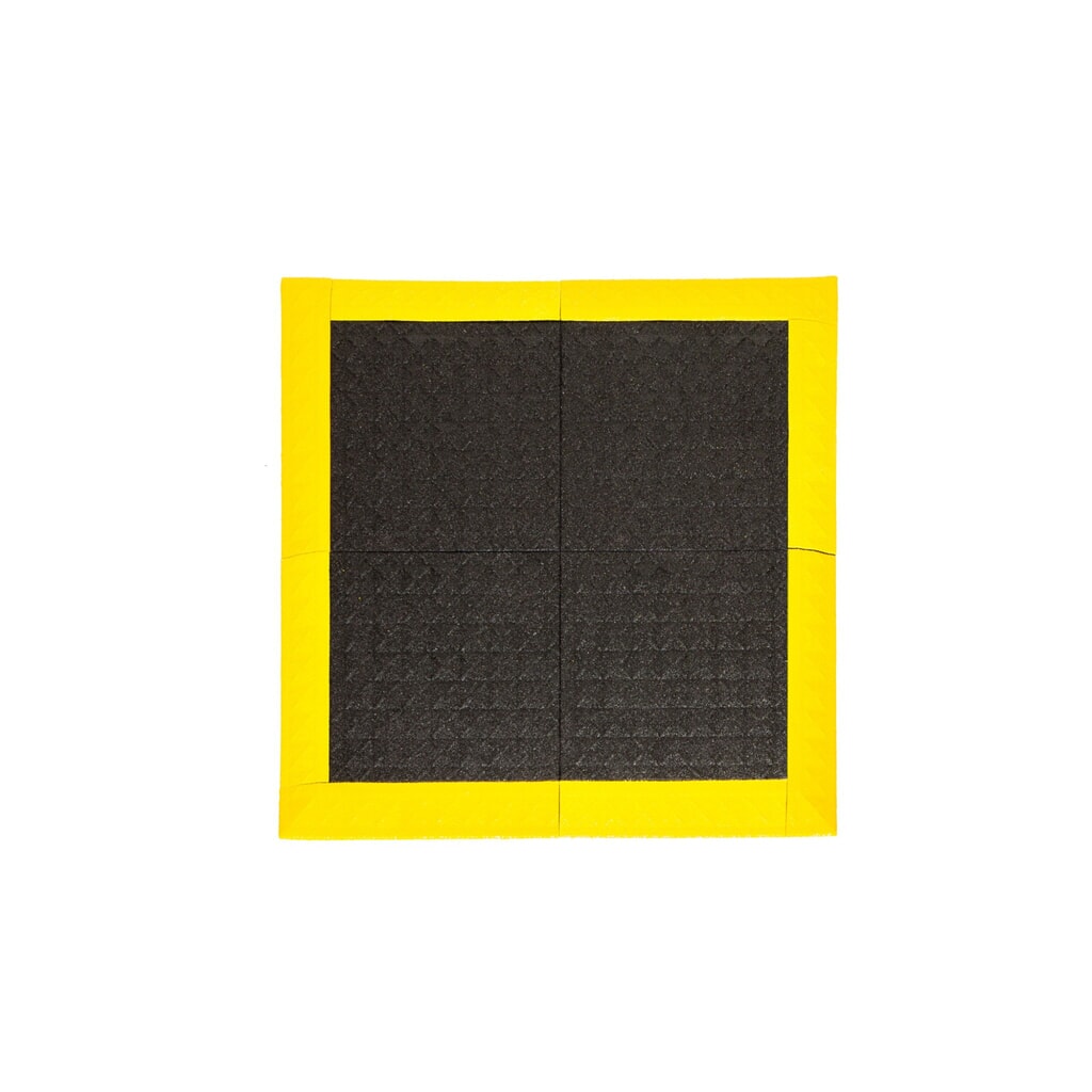 REBOURNE® Anti-Ermüdungsmatte H3, Antirutsch, Arbeitsplatz-Set mit 4 Randleisten, BxL 1120 mm x 1120 mm Produktabbildung Nr. 1: REBOURNE® Anti-Ermüdungsmatte H3, Antirutsch, Arbeitsplatz-Set mit 4 Randleisten, BxL 1120 mm x 1120 mm