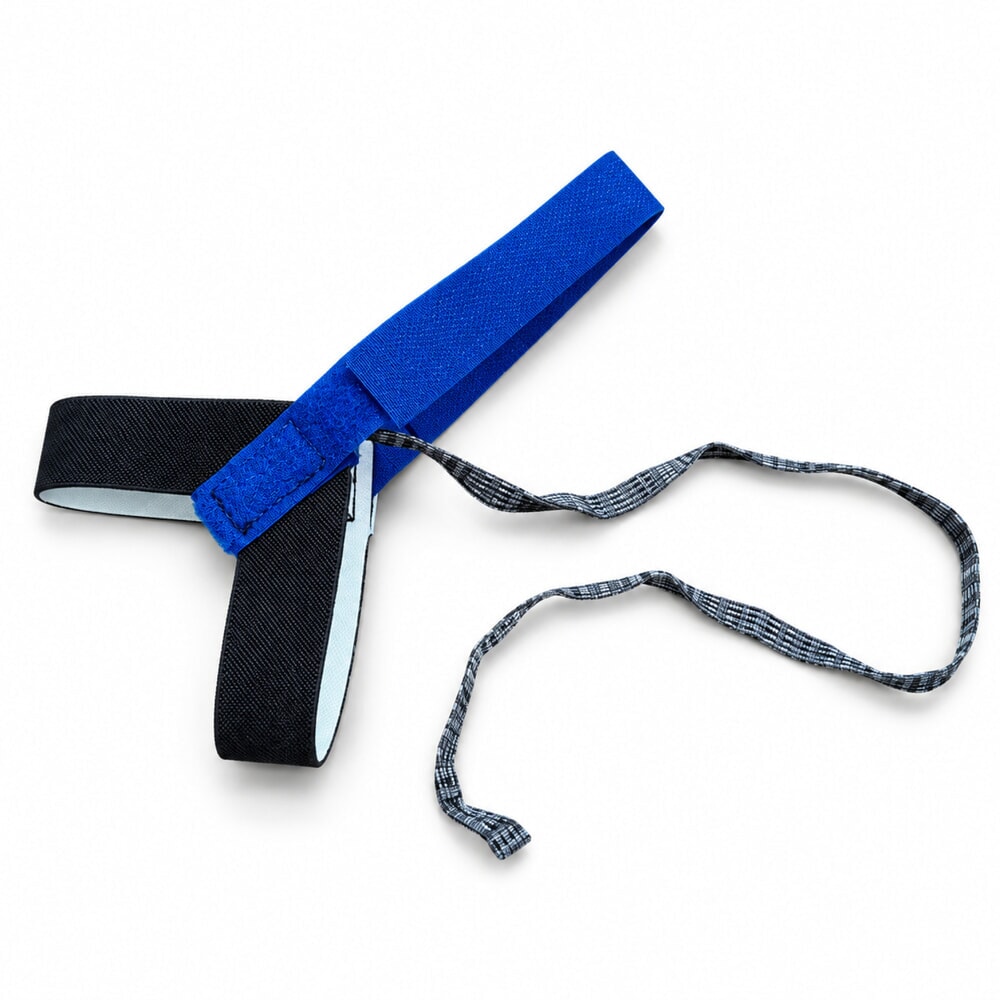Produktabbildung: Erdungskabel mit Schuhschlaufe für REBOURNE® Bodenmatten, ESD-Ausführung