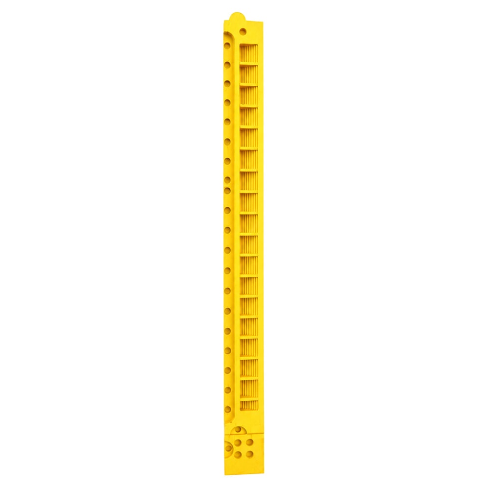 Produktabbildung: Sicherheits-Randleiste für REBOURNE® Anti-Ermüdungsmatte M-Serie, weiblich, gelb, BxL 50 mm x 910 mm