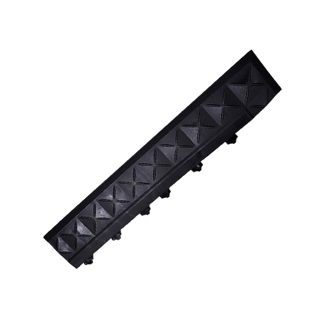 Sicherheits-Randleiste für REBOURNE® Anti-Ermüdungsmatte H-Serie, männlich mit Ecke, schwarz, BxL 100 mm x 550 mm Produktabbildung: Sicherheits-Randleiste für REBOURNE® Anti-Ermüdungsmatte H-Serie, männlich mit Ecke, schwarz, BxL 100 mm x 550 mm