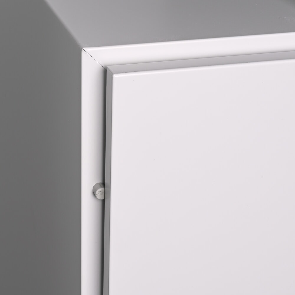 Produktabbildung Nr. 8: Steinbock® Doppelspind, 1 Abteil, Zylinderschloss, HxBxT 1800 x 600 x 500 mm, lichtgrau/lichtgrau