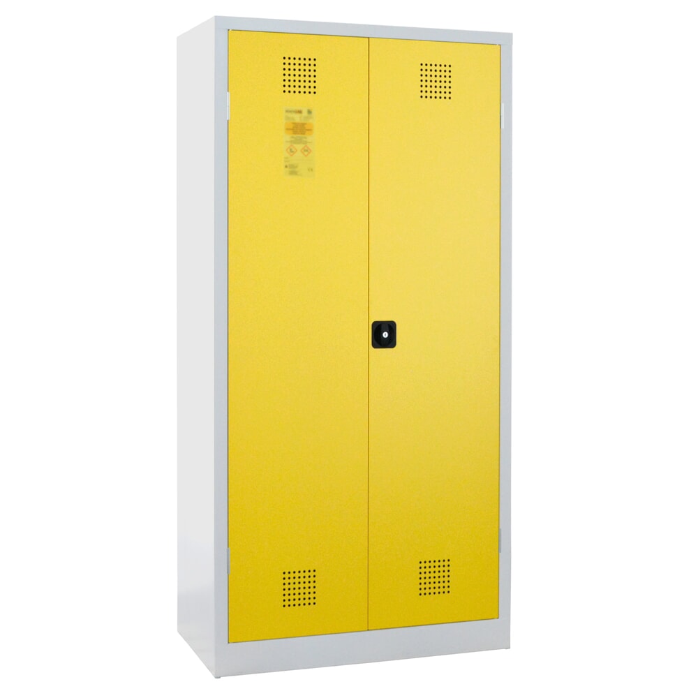 Produktabbildung Nr. 4: LaCont Umweltschrank UWS-2FASS, für 2 x 60-Liter-Fass, StawaR-Auffangwanne, 2 Flügeltüren aus Stahlblech