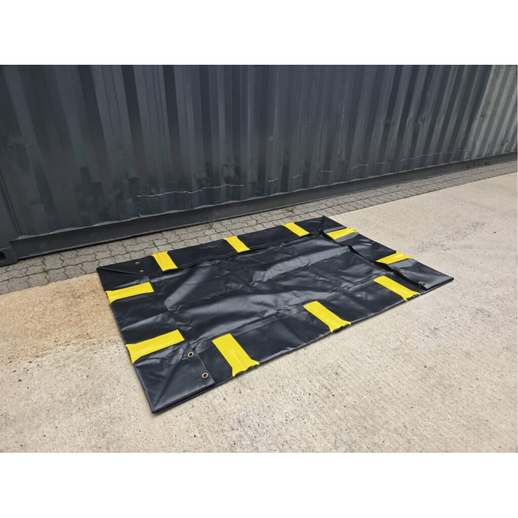 Steinbock® Faltbare Auffangwanne Ultra aus PVC, HxBxT 305 x 1.200 x 1.800 mm, Auffangvolumen 662 l Produktabbildung Nr. 2: Steinbock® Faltbare Auffangwanne Ultra aus PVC, HxBxT 305 x 1.200 x 1.800 mm, Auffangvolumen 662 l