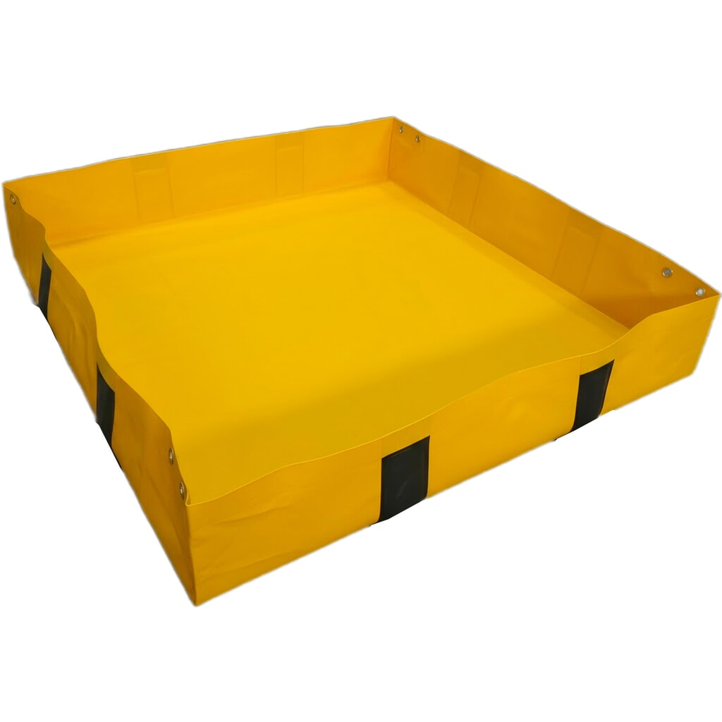 Produktabbildung Nr. 3: Steinbock® Faltbare Auffangwanne Light aus PVC, HxBxT 203 x 1.200 x 1.200 mm, Auffangvolumen 299 l