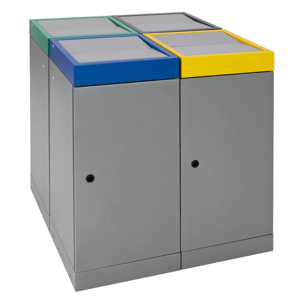 Produktabbildung Nr. 11: stumpf® Wertstoffsammler, 4x 30 Liter, bunt