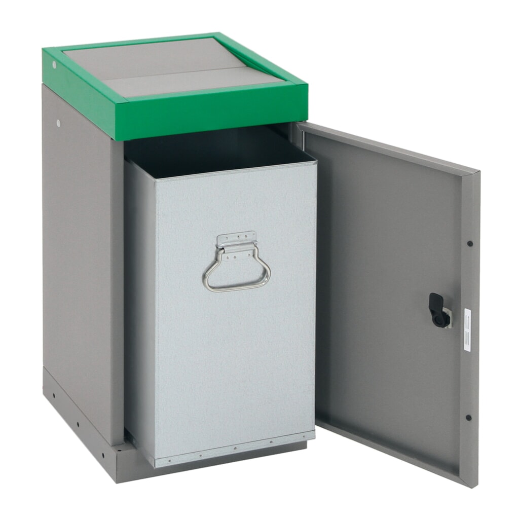 Produktabbildung Nr. 4: stumpf® Wertstoffsammler, 1x 30 Liter, Deckel grün