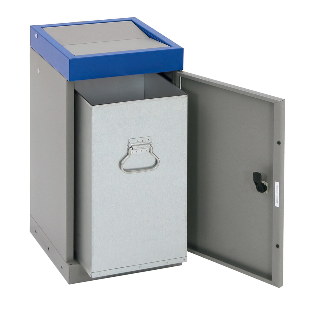 Produktabbildung Nr. 4: stumpf® Wertstoffsammler, 1x 30 Liter, Deckel blau