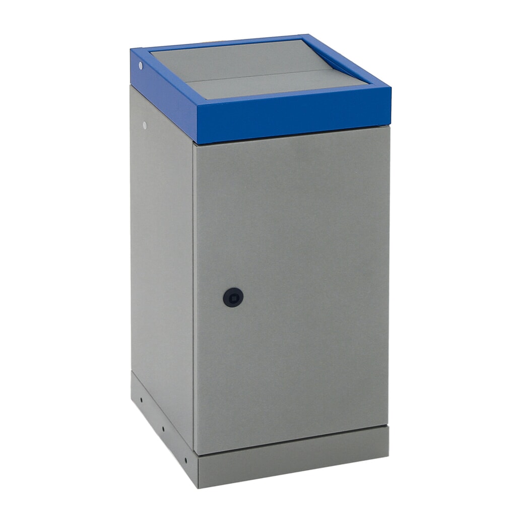Produktabbildung Nr. 6: stumpf® Wertstoffsammler, 1x 30 Liter, Deckel blau
