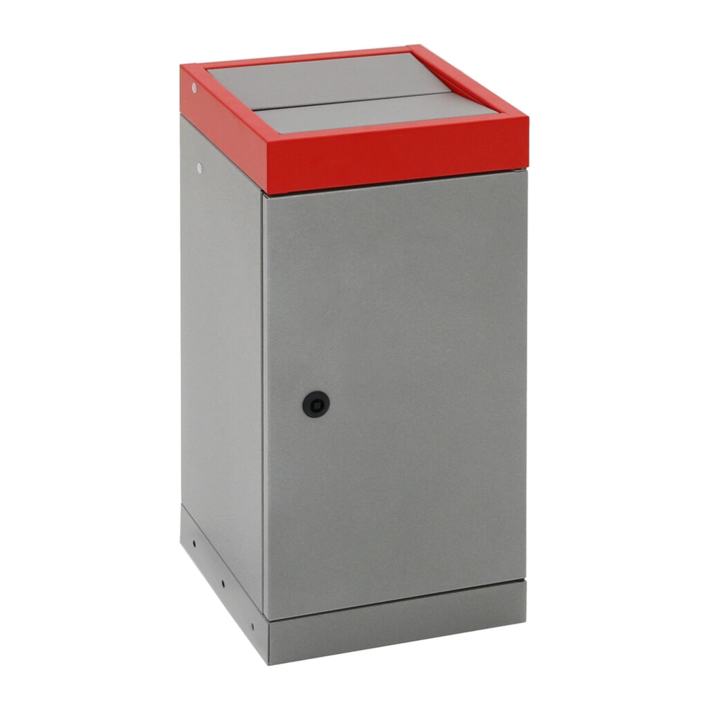 Produktabbildung Nr. 6: stumpf® Wertstoffsammler, 1x 30 Liter, Deckel rot