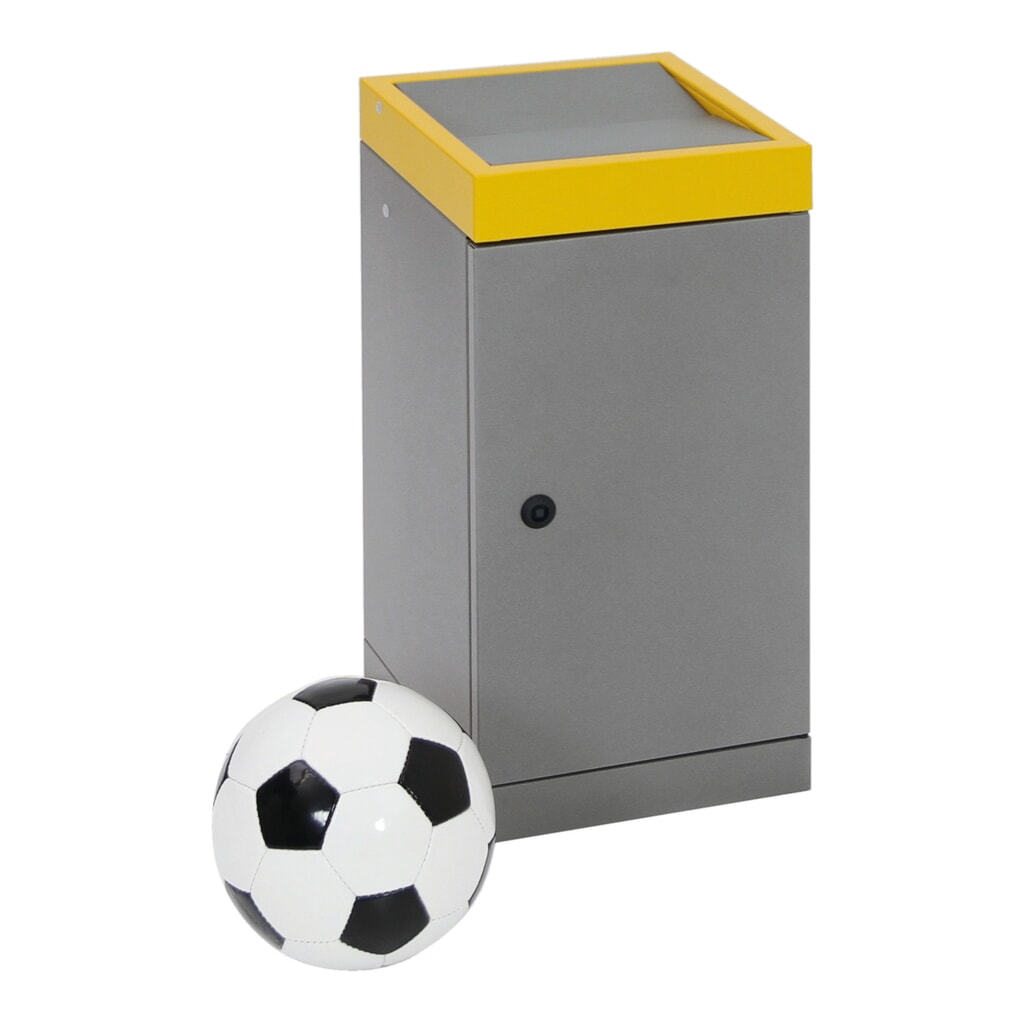 Produktabbildung Nr. 5: stumpf® Wertstoffsammler, 1x 30 Liter, Deckel gelb