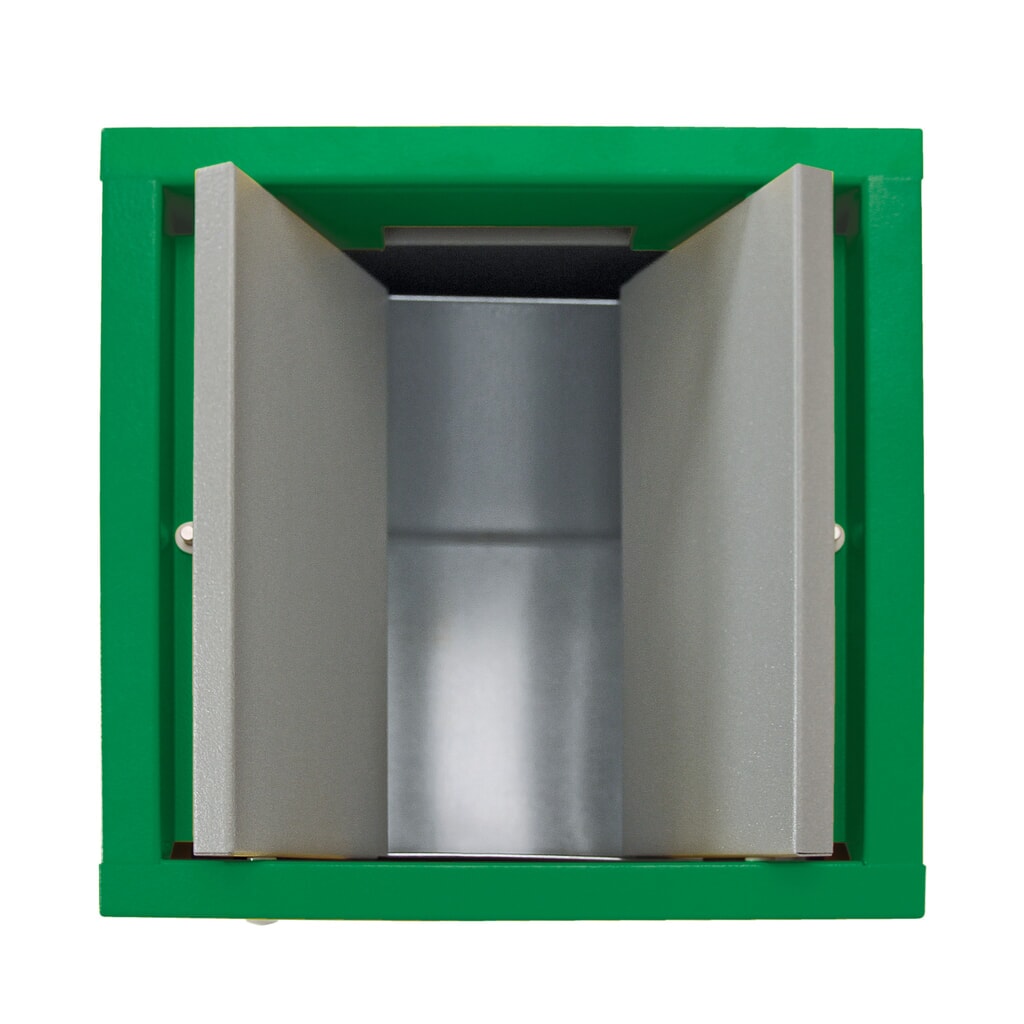 stumpf® Wertstoffsammler, 1x 30 Liter, Deckel grün Produktabbildung Nr. 7: stumpf® Wertstoffsammler, 1x 30 Liter, Deckel grün