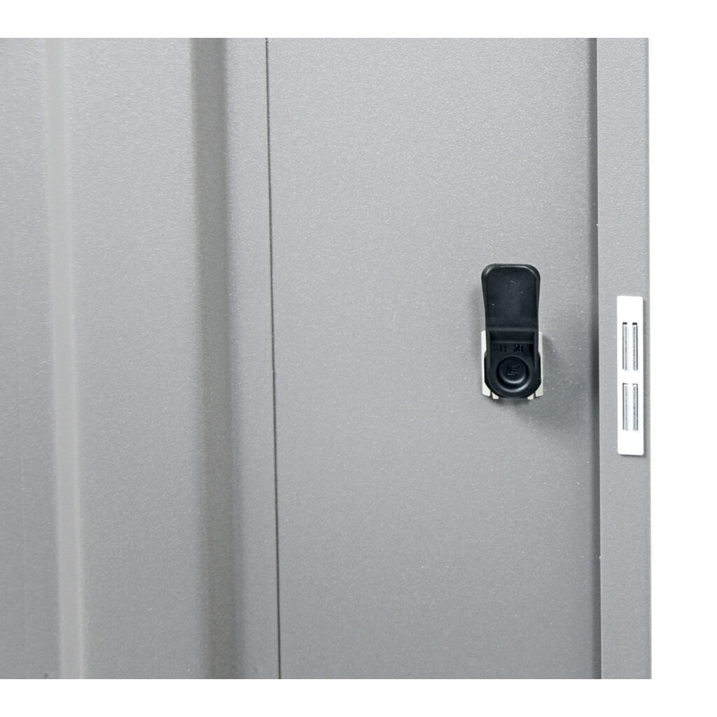 Produktabbildung Nr. 8: stumpf® Wertstoffsammler mit Fußpedal, inkl. Innenbehälter, Stahlblech, verzinkt, 45 Liter, graualuminium