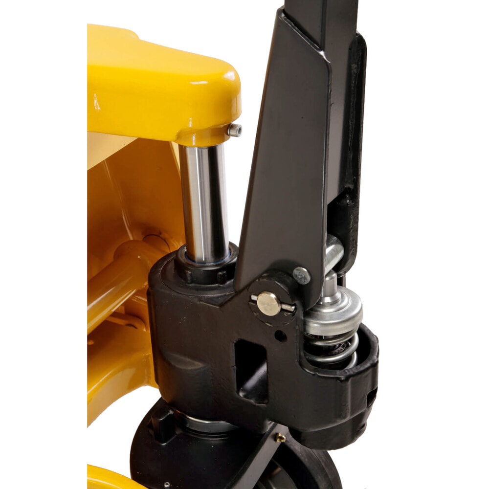 Produktabbildung Nr. 3: B-Ware Handhubwagen Ameise®, TK 2.500 kg, GL 1.150 mm, Polyurethan, Tandemrollen, RAL 1028 melonengelb