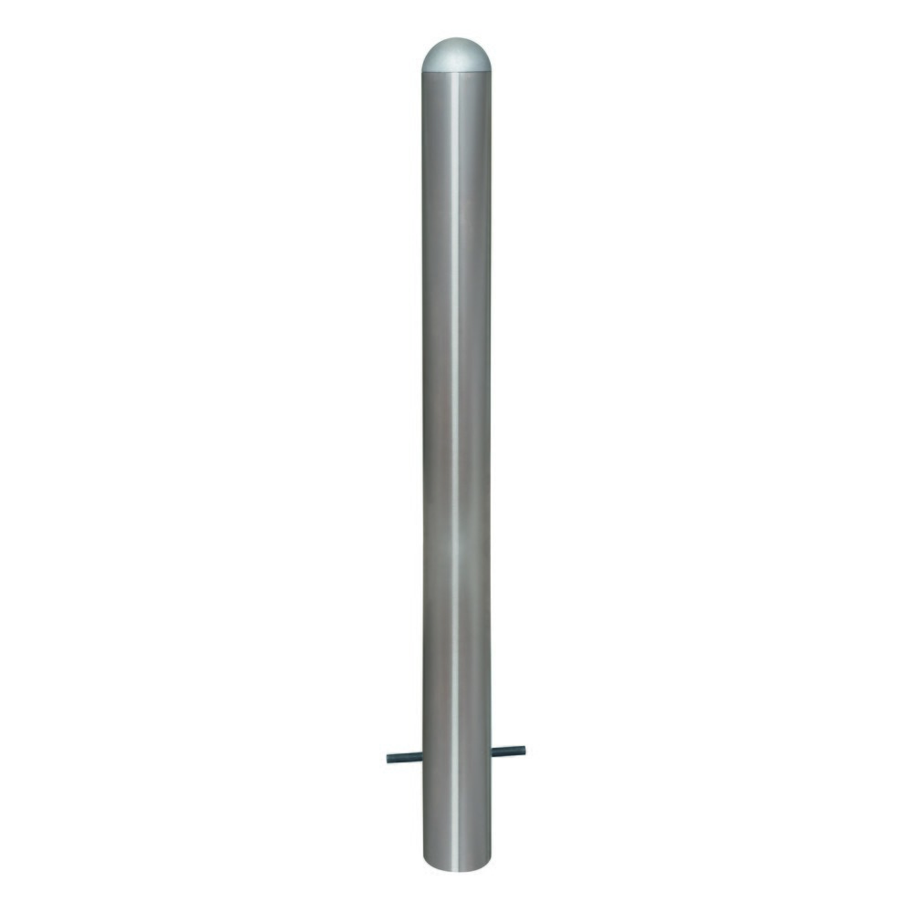 Zdjęcie produktu nr 1: Słupek ochronny do stacji ładujących I, Ø 108 mm, wysokość 1200 mm, do osadzania w betonie, stal szlachetna, bez pierścieni odblaskowych