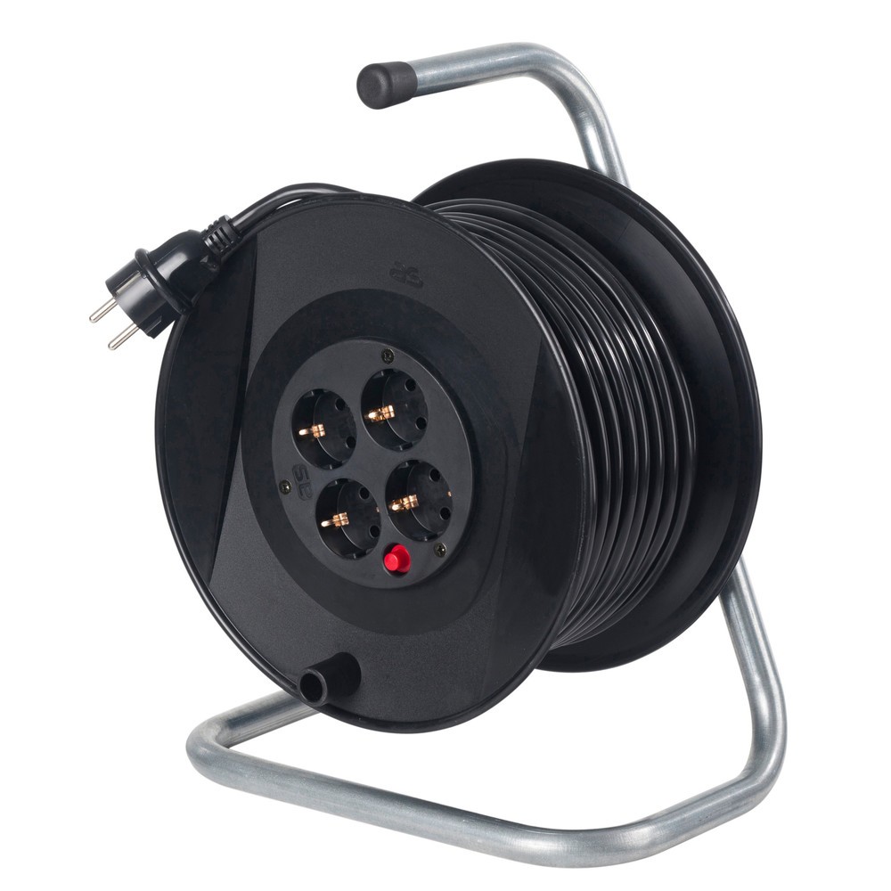 Produktabbildung: Aktions-Sicherheits-Kabeltrommel 285mm Durchmess. 50 m Kunststoffmantelleitung