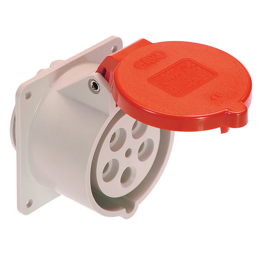 Produktabbildung: CEE-Anbaudose 400V/32A mit Dichtungsring