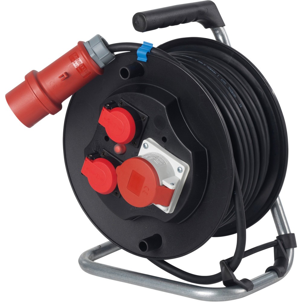 Produktabbildung: CEE-Sicherheits-Kabeltrommel 285mm Durchmess. 30 m Kunststoffmantelleitung
