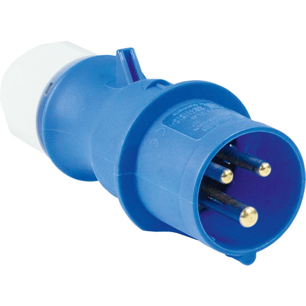 Produktabbildung: CEE-Stecker 230V/32A, blau