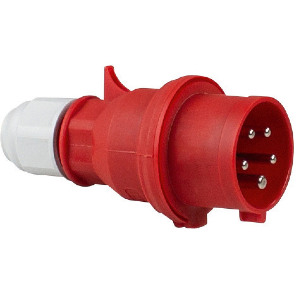 Produktabbildung: CEE-Stecker 400V/32A, rot