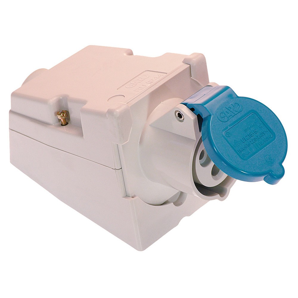 Produktabbildung: CEE-Wanddose 230V/16A