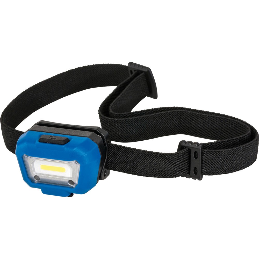 Produktabbildung: COB-LED-Akku-Stirnlampe mit Sensor „HD200“