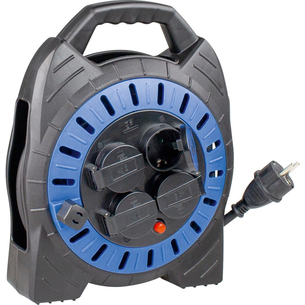 Produktabbildung: Kabelbox blau IP44