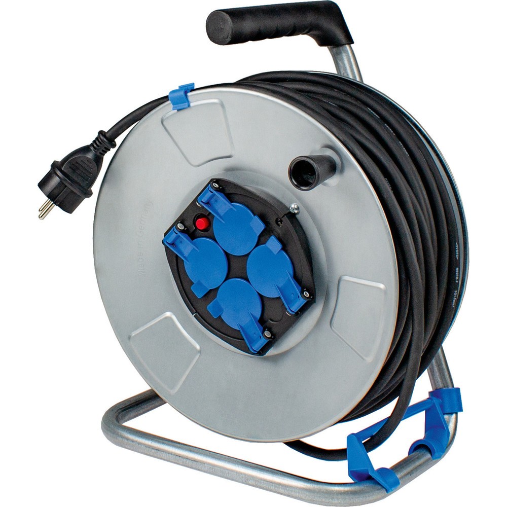 Produktabbildung: Metall-Kabeltrommel 285mm Durchmess. 25 m Kunststoffmantelleitung