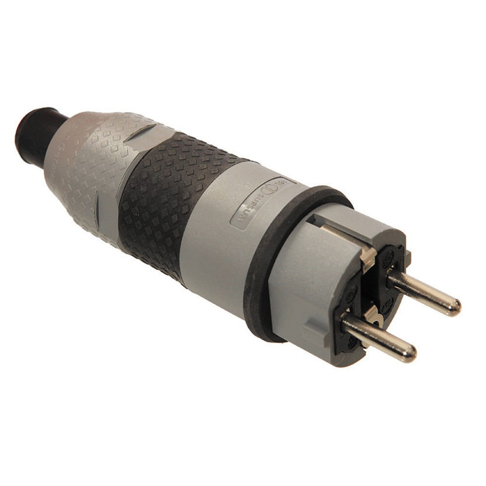 Produktabbildung: SCHUKOultra II Stecker grau/schwarz