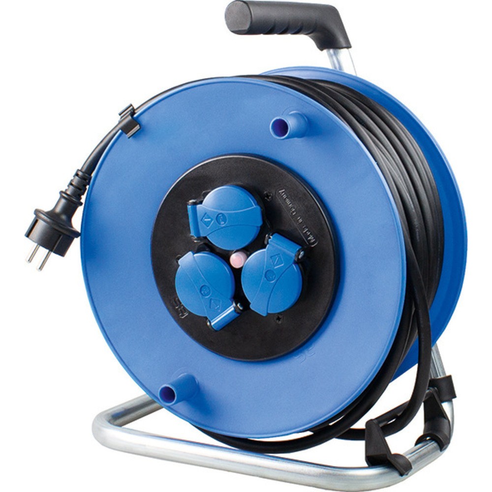 Produktabbildung: Sicherheits-Kabeltrommel 285mmØ, blau
