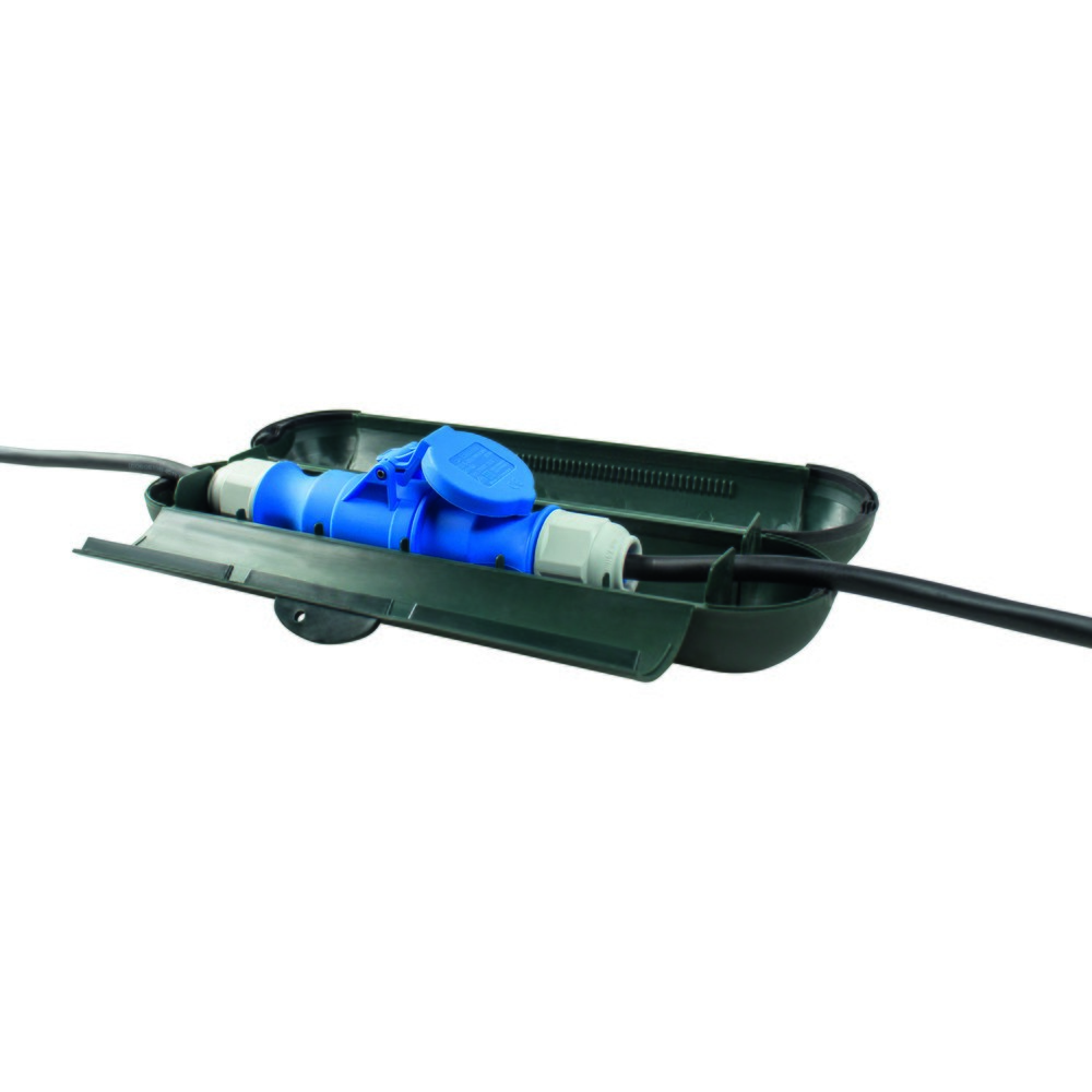 Produktabbildung Nr. 2: Sicherheitsbox grün,  für CEE-Stecker 230V/16A