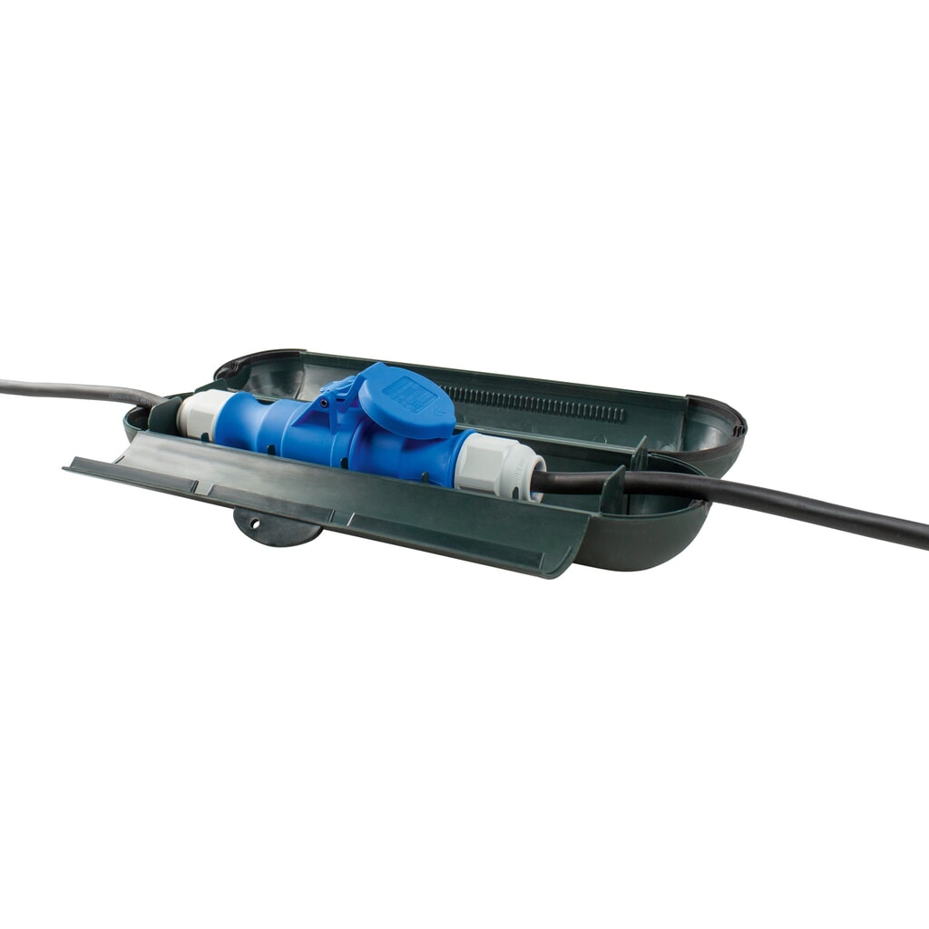 Produktabbildung Nr. 2: Sicherheitsbox grün,  für CEE-Stecker 230V/16A