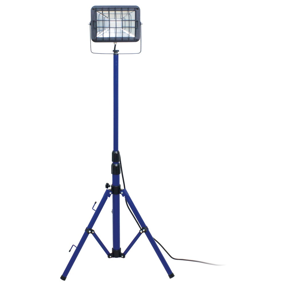 Produktabbildung: Slimline CHIP-LED-Strahler mit Stativ 30W, höhenverstellbar bis 1,60m, Lichtstrom ca. 2550 lm