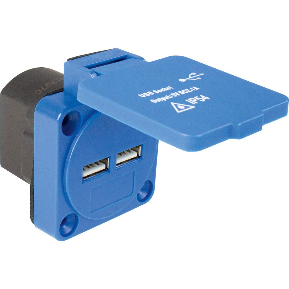 Produktabbildung: USB Anbausteckdose