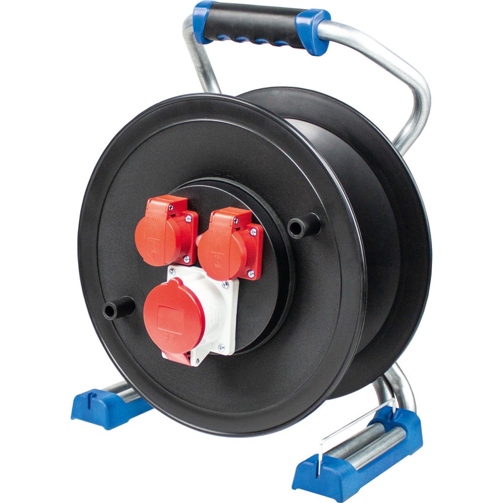 Produktabbildung: Xperts CEE-Leer-Kabeltrommel 285mm Durchmess. leer für ca. 25 m Kabel