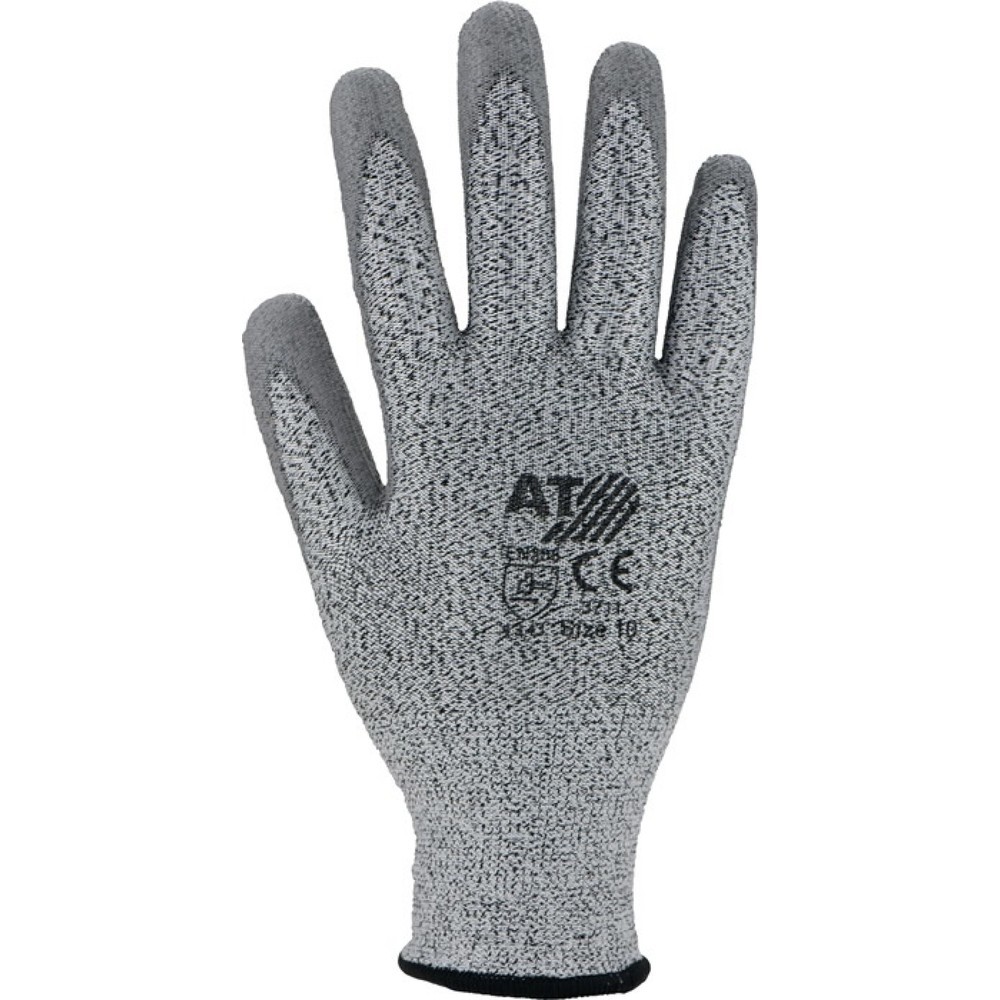 Produktabbildung: ASATEX Schnittschutzhandschuhe Gr.8 grau EN 388