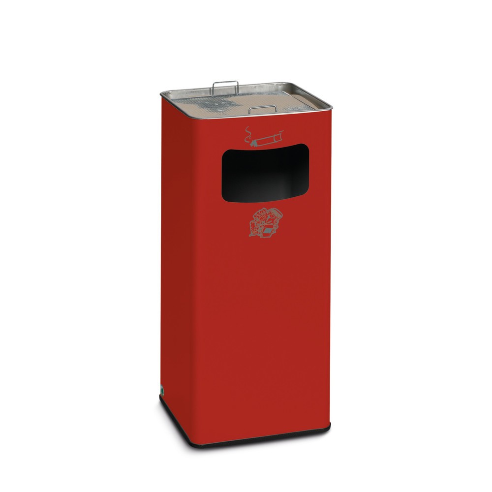 Imagen del producto: Combinación de cenizas VAR®, modelo de pie, 53,4 litros, rojo fuego