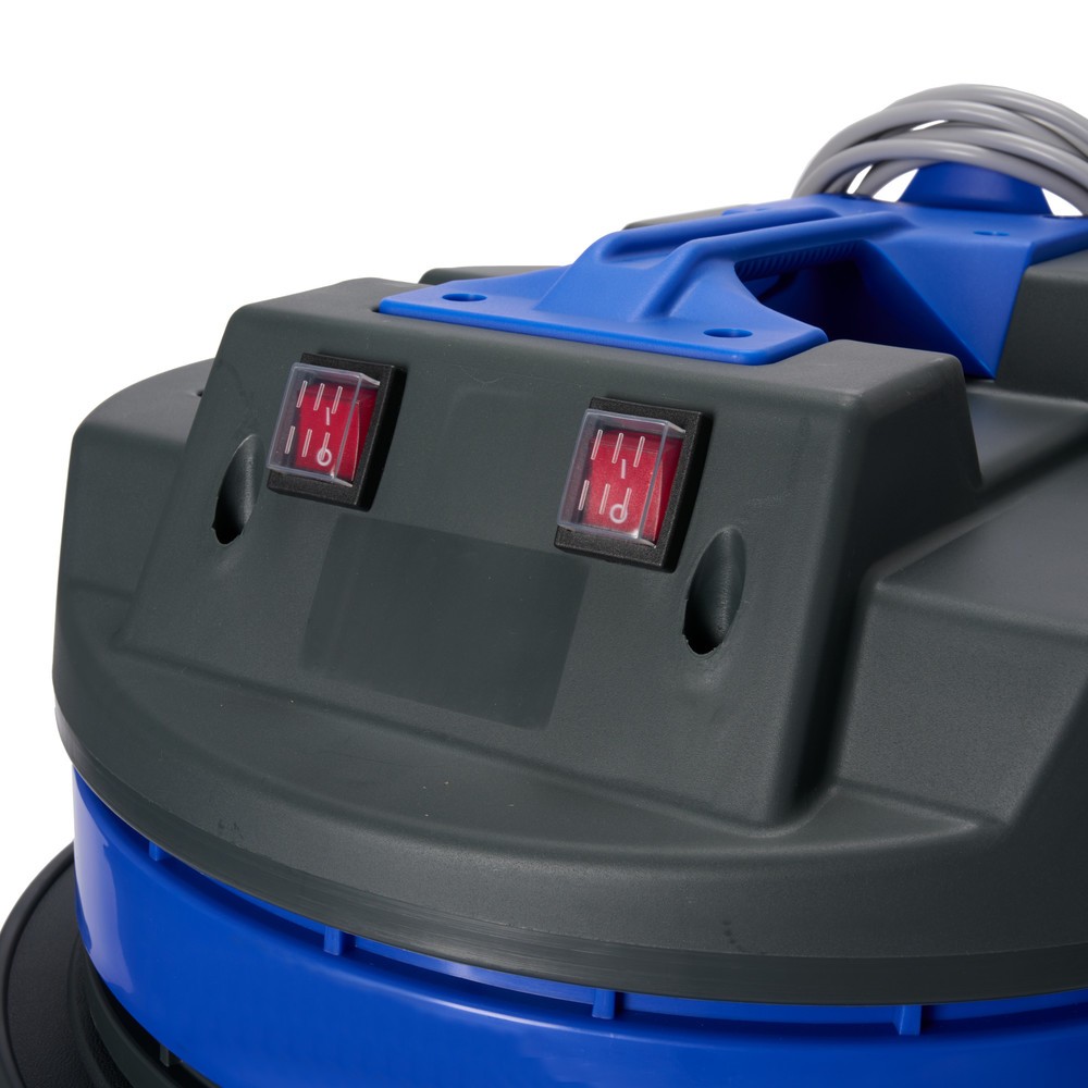 Immagine del prodotto n. 4: Aspirapolvere industriale HEMMDAL, umido e secco, contenitore in plastica, 2.000 W, 70 l, telaio ribaltabile, staffa richiudibile, tubo di scarico