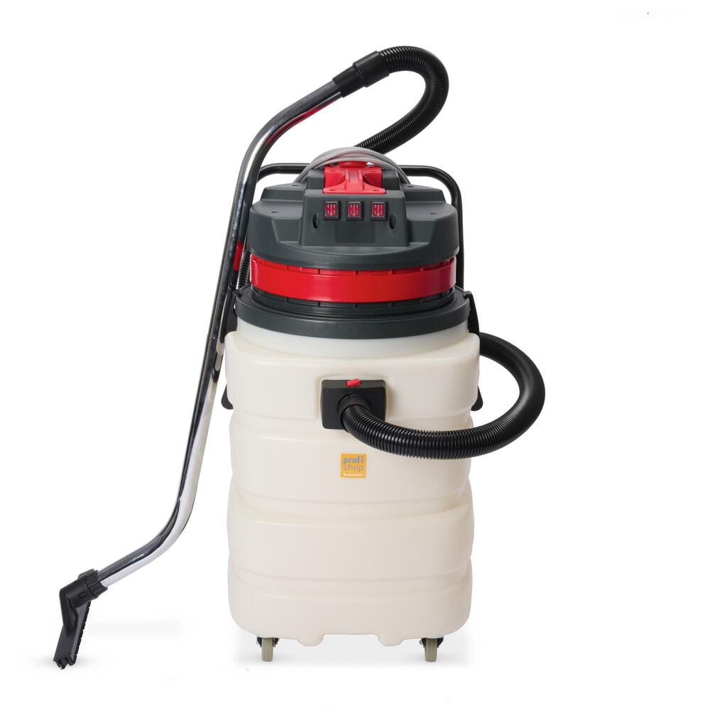 Immagine del prodotto n. 9: Aspirapolvere industriale HEMMDAL, umido e secco, contenitore in plastica, 3.000 W, 90 l, staffa richiudibile, tubo di scarico