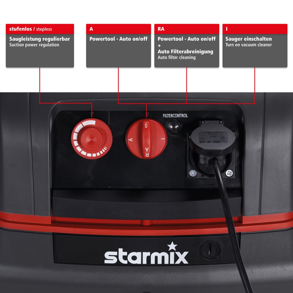 N° de l'image du produit 4 : Aspirateur eau et poussières starmix Compact, classe de poussières L, 1 600 W